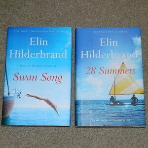 ELIN HILDERBRAND Swan Song & 28 Summers Hardcover